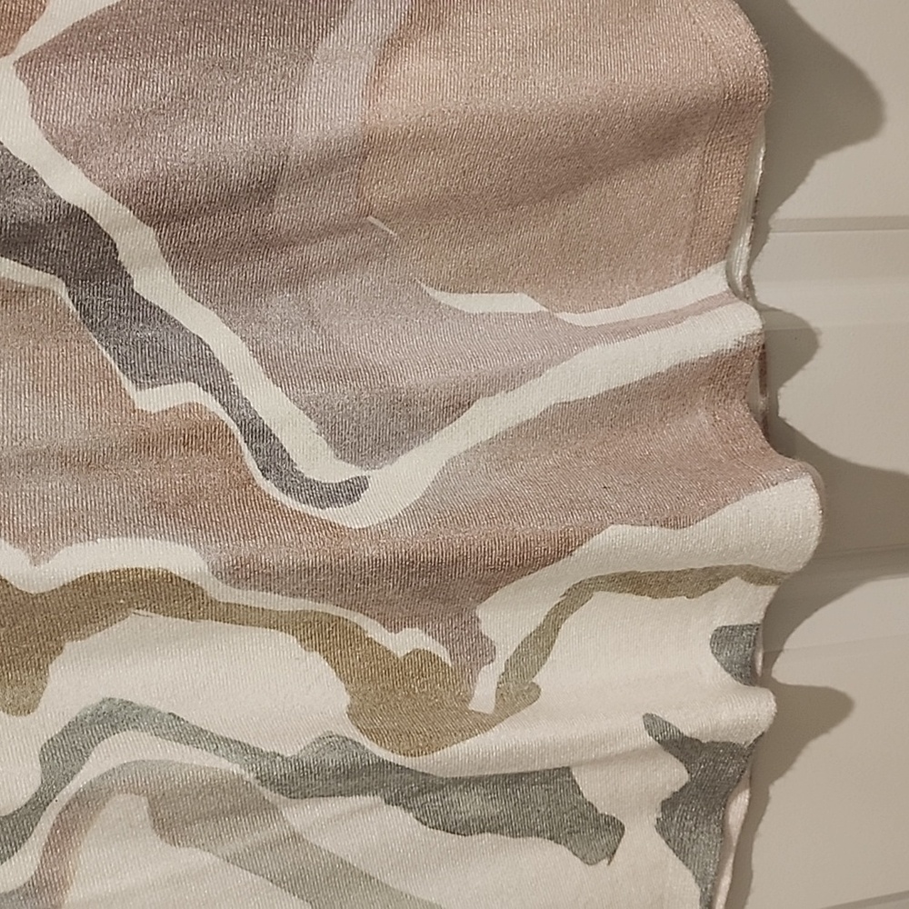 Vila Milano Abstract Patterned Lightweight V-Neck… - image 7